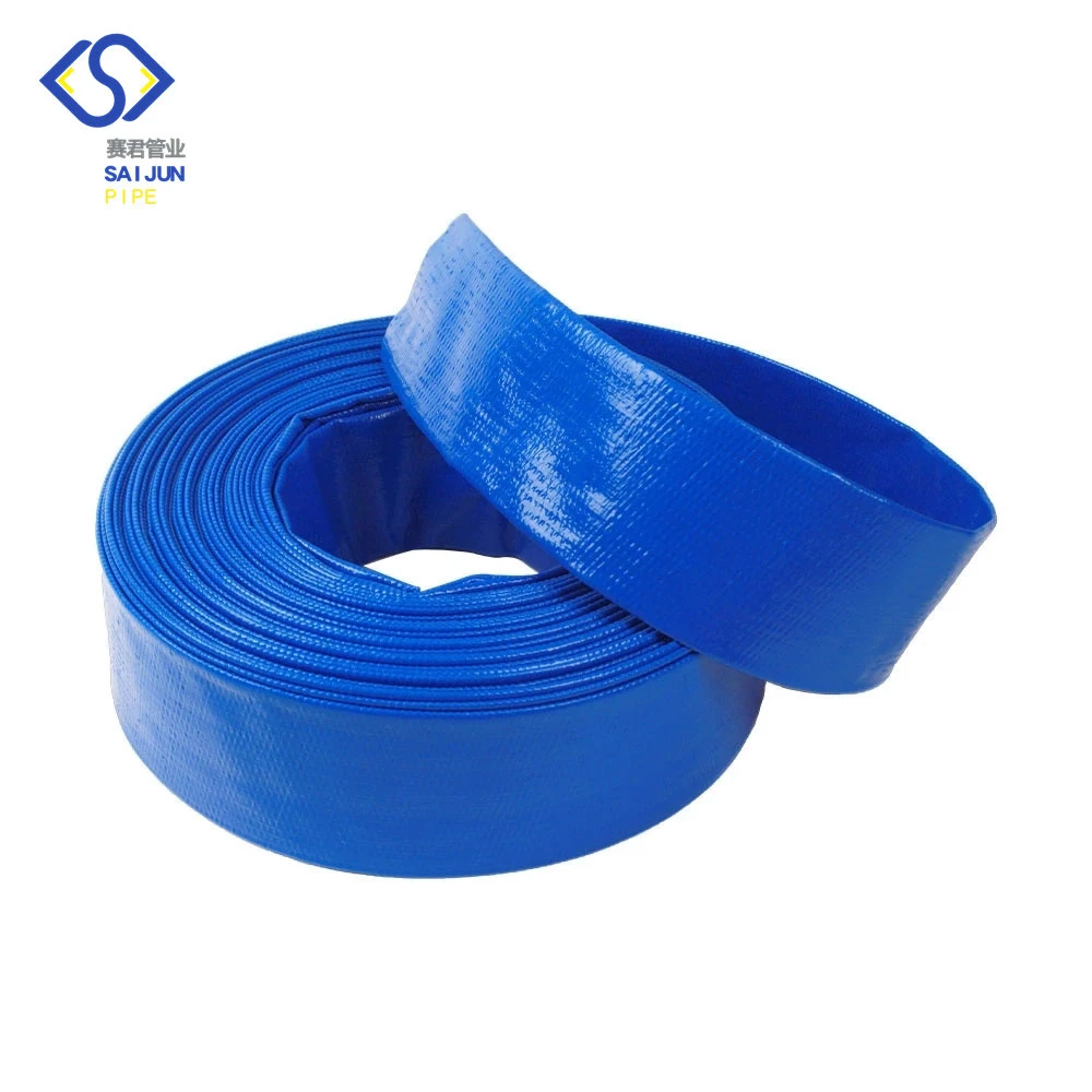2 Inch PVC Lay flat Flexible Pipe Watering lay Flat Hose