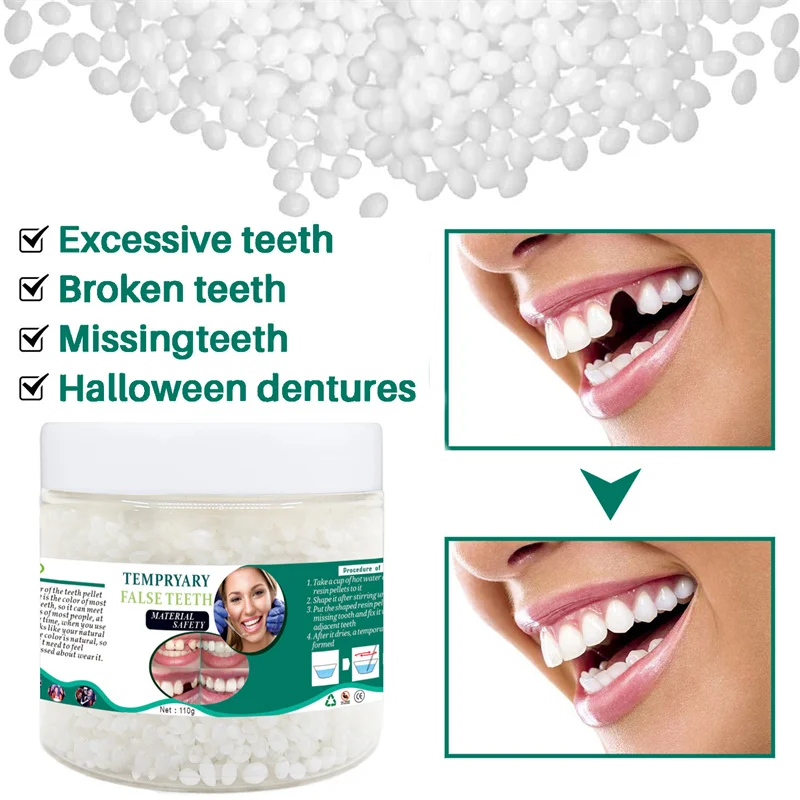 OEM Temporary tooth repair kit Glue gap fillers for broken teeth Missing tooth repair kit Homemade glue dentures