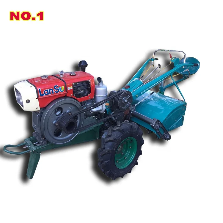 Agriculture wheel Tractor With Price 20HP 18HP Mini Hand Agriculture walk-behind Tractors Walking Tractor With Price