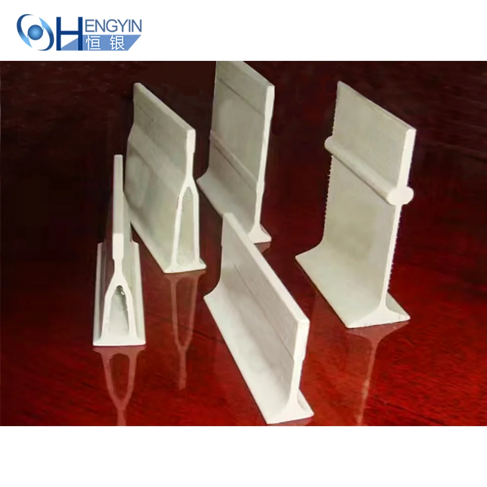 GRP FRP  High bearing capacity support for pig crate flooring fiber glass beam supports