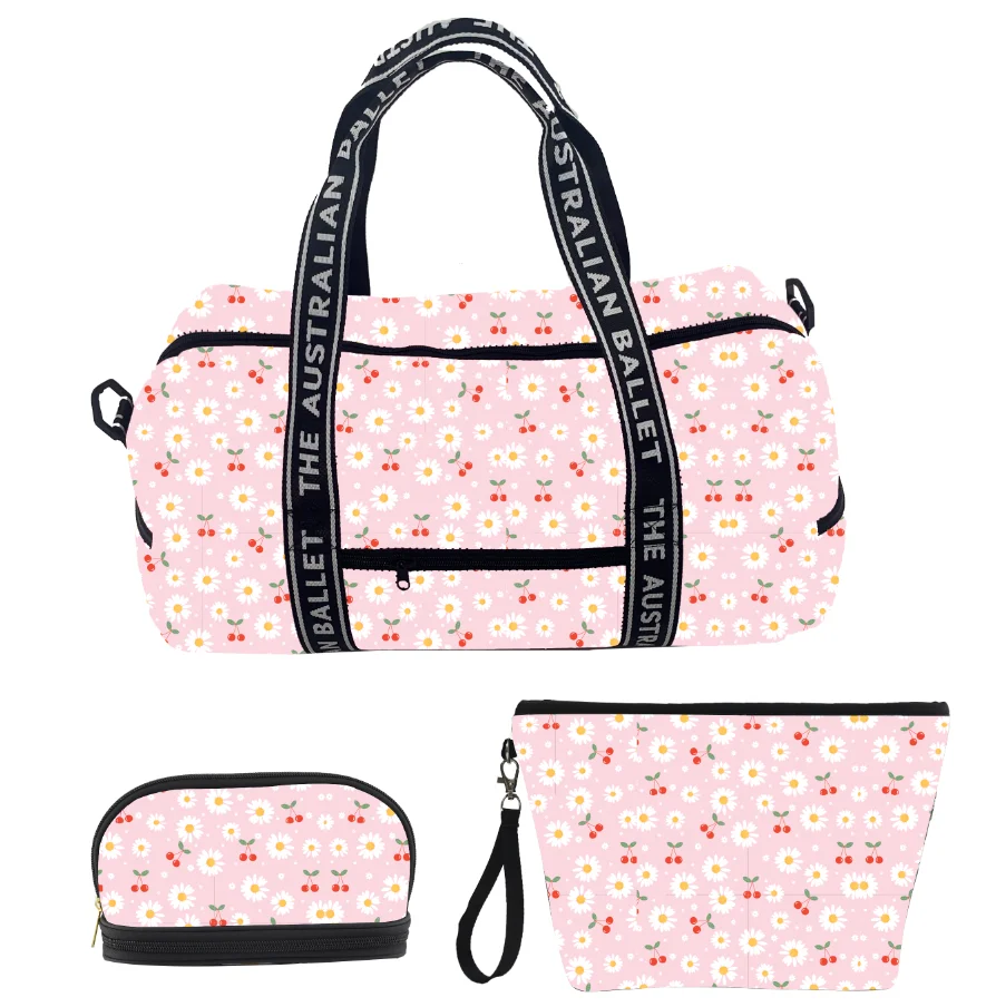 Custom Women Neoprene Dipper Backpack Travel Tote Duffles Bag