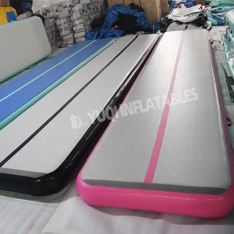 Factory sale gymnastics inflatable air track, gym mat inflatable air tumble track, inflatable air track for sale