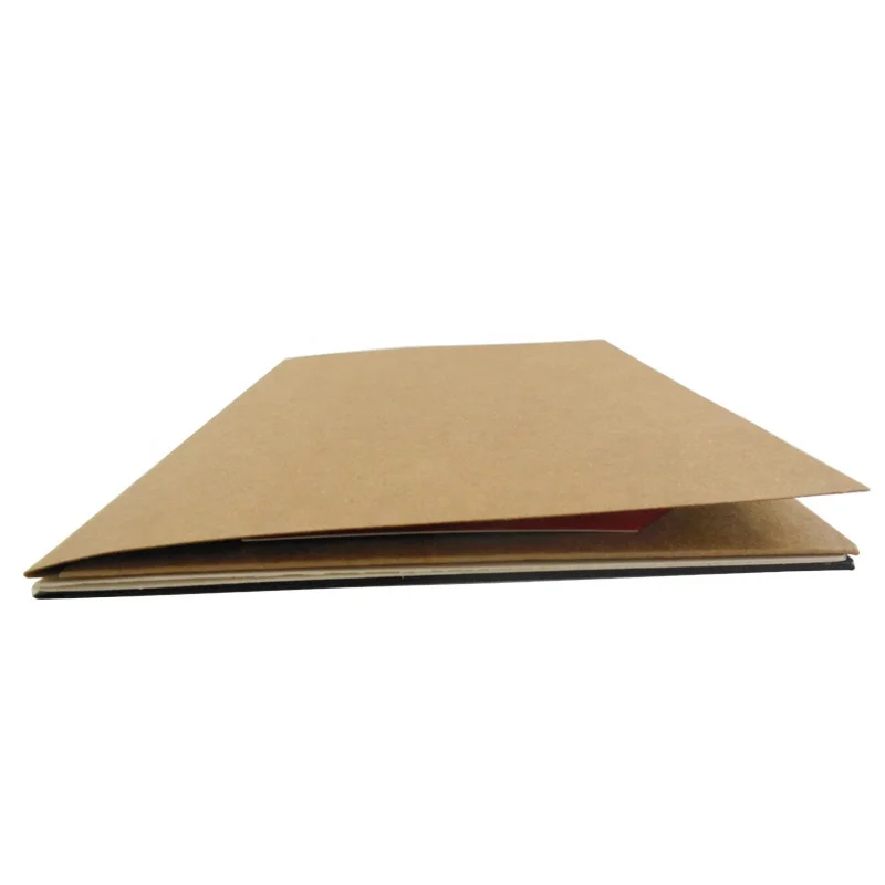 Низкая цена, прочный 1 Карманный персонализированный простой коричневый бумажный файл, декоративный дизайн ручной работы, канцелярский плоский файл