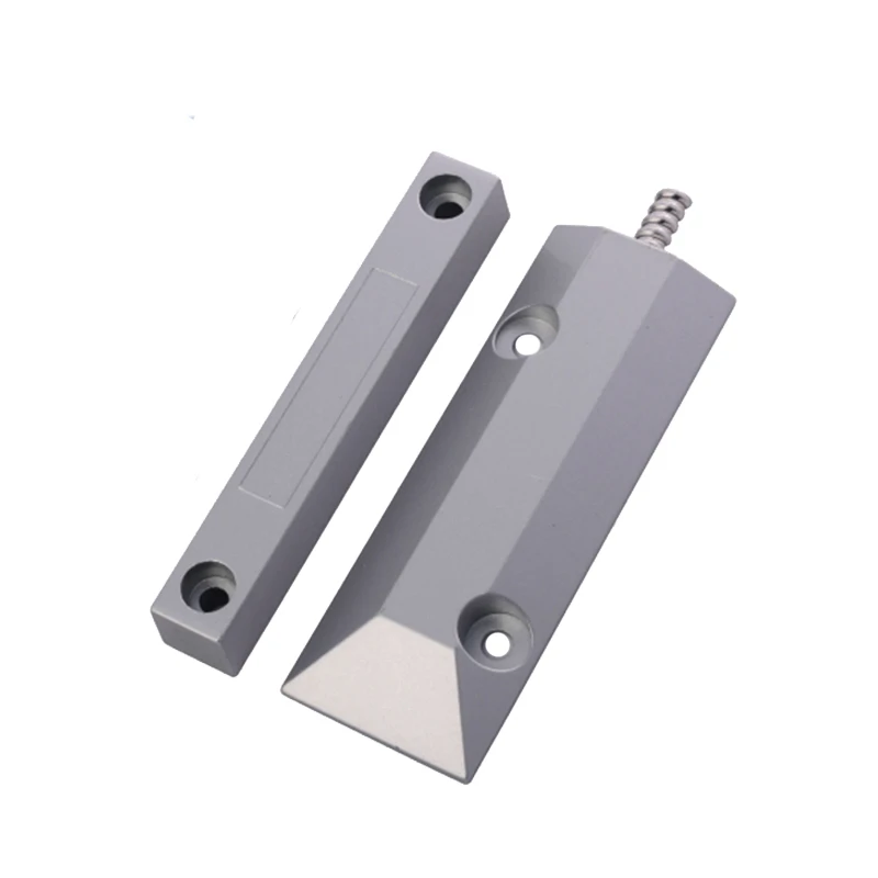 Overhead Metal Magnetic Contact Reed Switch Wired NC mode Magnetic Door Contact