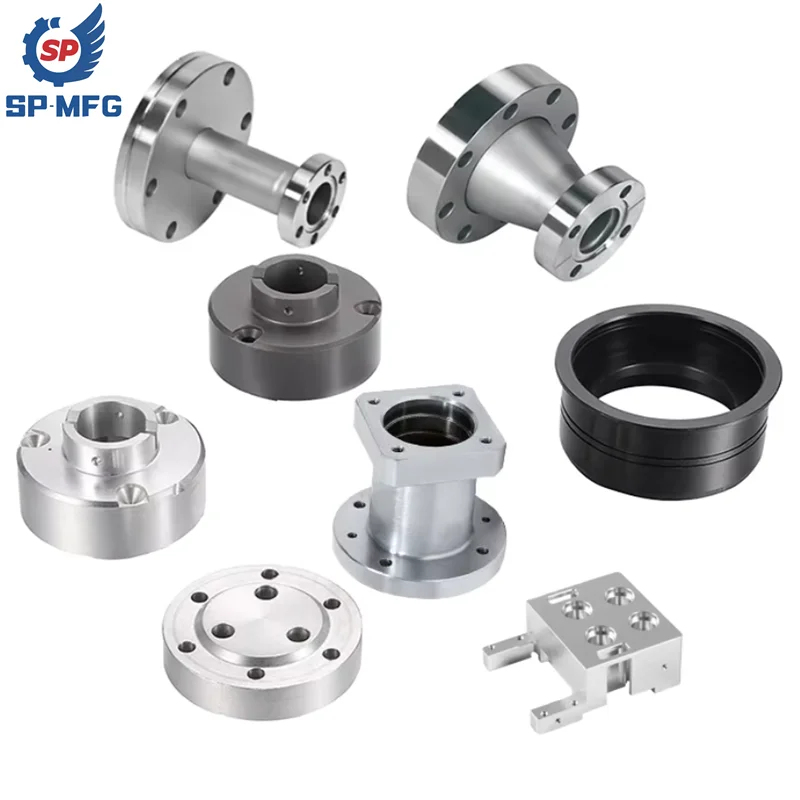 custom cnc Mechanical structure parts customized five axis cnc machining aluminum parts turning and milling parts manufacturers
