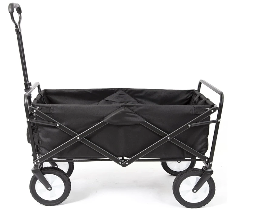 New Arrival  Durable 600D Rip Resistant Oxford Fabric Camping Folding Wagon Cart Grocery Sports Garden Wagons Carts
