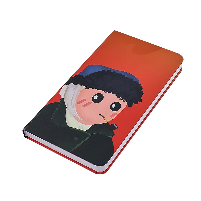 Customize Cartoon Cute Cover Daily Weekly Plan Pu Leather Yearly Planner Notebook