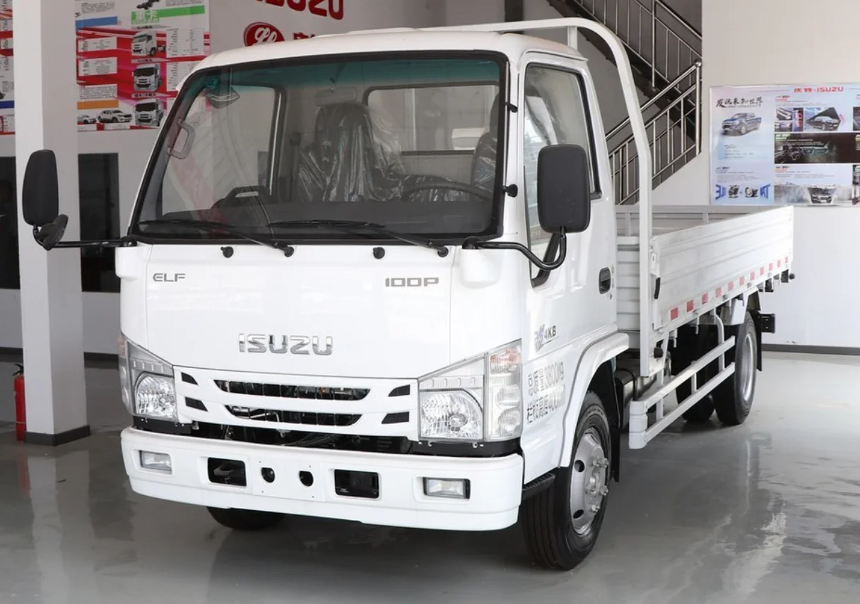 JAPAN ELF light cargo truck double cabin 4x2 4x4 LHD RHD diesel trucks for logistic transportation
