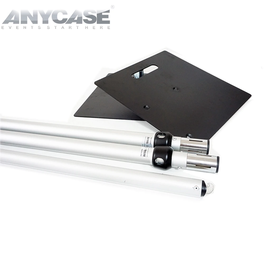 Stock Black Coating Aluminum 3x5m Adjustable Sports Center wedding table decoration ajustable pipe and drapes back drop