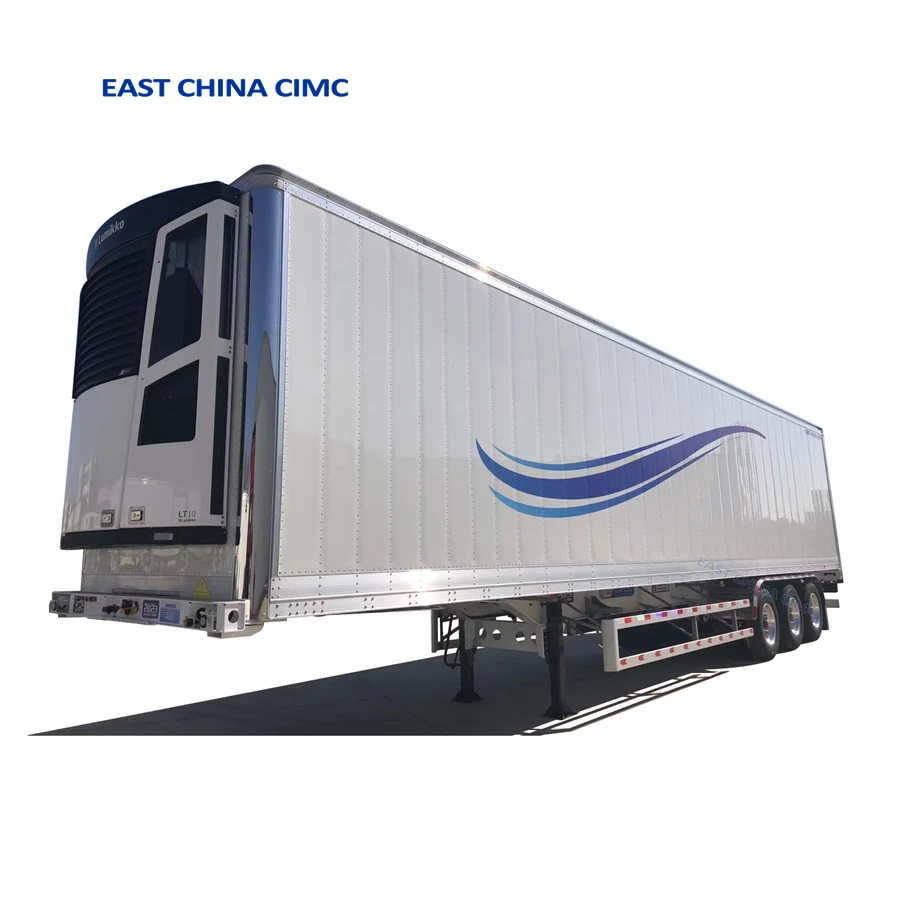 3 Axles 40 FT Refrigerated Truck Trailer With Thermo King MP4000