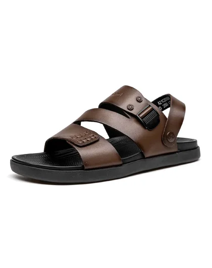  Leaveland OEM/ODM Мужская ручной работы из воловьей кожи; Кожаные летние туфли; Sandalias Masculinas; de homme сандалии для