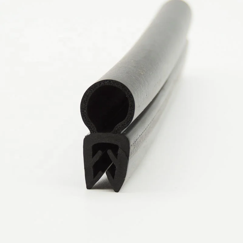 Door cabinet crash-proof epdm rubber and plastic sound insulation strip