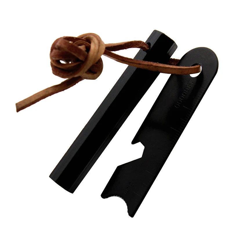 10inch Outdoor Camping Survival Magnesium Hexagon Ferrocerium Rod Ferro Flint and Steel Firestarter