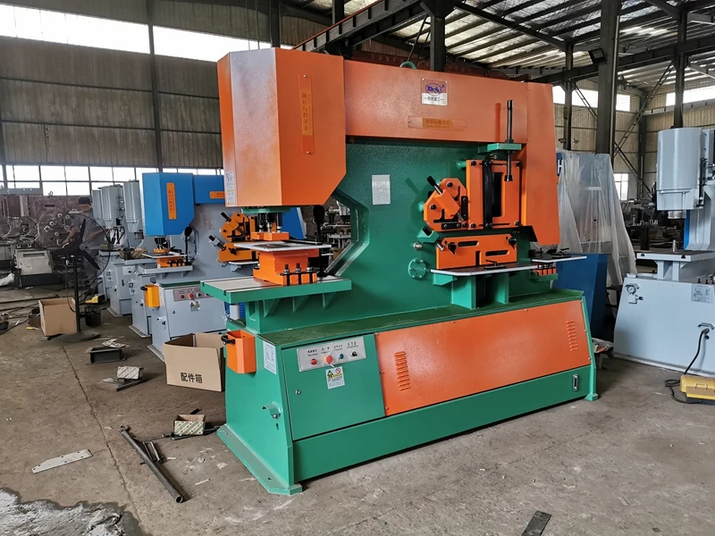 Hot sale Q35y series double cylinder ironworker machine with custom color