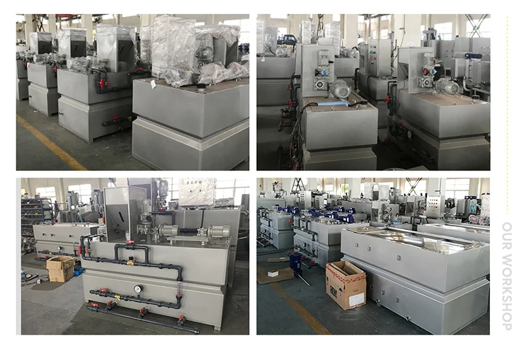 Automatic Pac pam Coagulants Flocculant Chemicals Powder Dosing Feed Preparing Machine Capacity 500~ 6000 L/h
