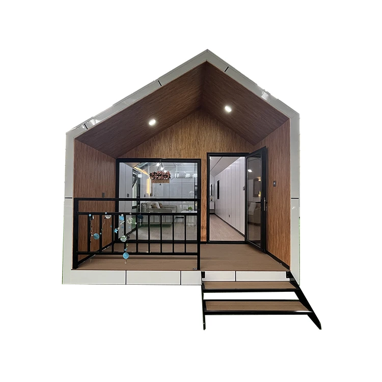 China Luxury Modern Design Prefabricated Light Steel Villa & Apartments Steel Structure Container House Building