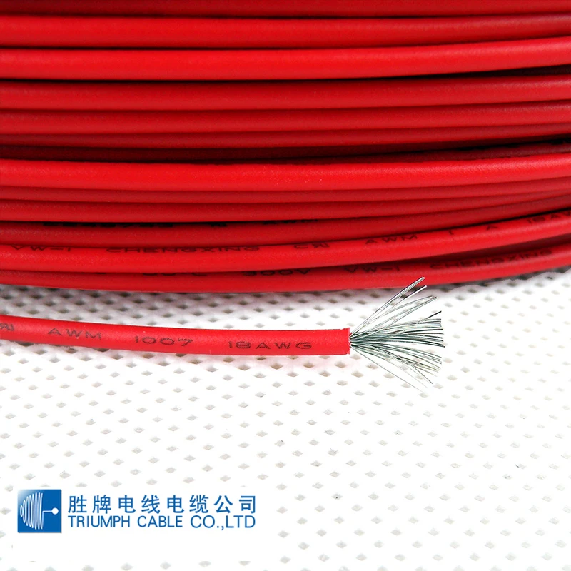 300V PVC jacket  AWM 1007 14AWG cable electrical  wire in stock