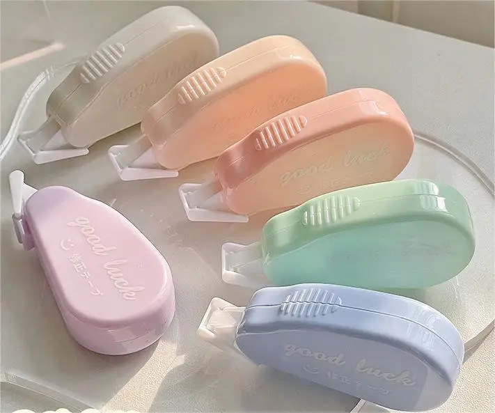 6 Pack Whiteout Mini School Colored Correction Tape Cute Push White For School Office Stationery Creative Correction Tape