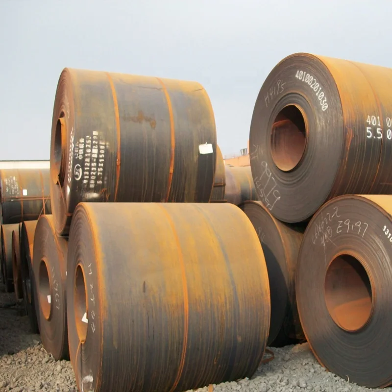 Carbon Steel Coil Hot Rolled Construction Steel Coil MS Low Carbon Marine Steel Coil Custom Size
