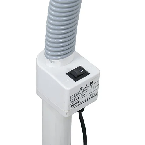 
DT-518L beauty salon lamp pink color cheap 5x magnifier lamp tattoo eyelash extension lamp with LED light 