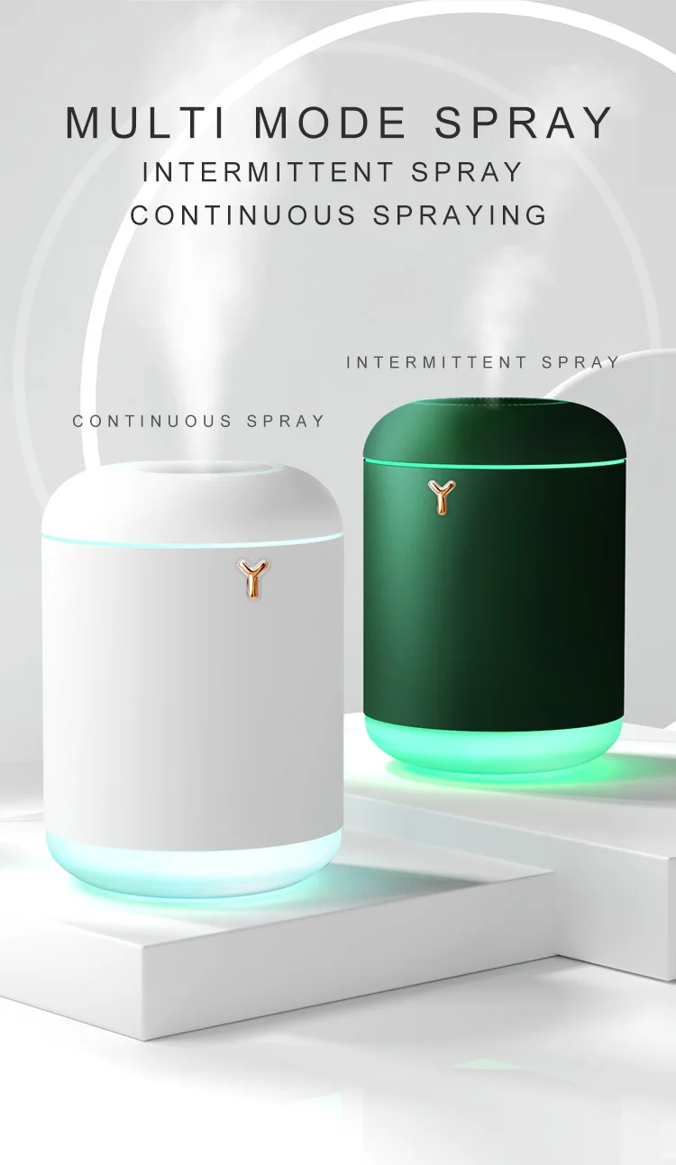 new hot smart portable usb charging colorful night lamp women household  student mist air purifier humidifiers