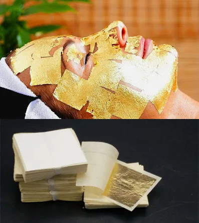 
Luxury Spa Treatments with 24k gold leaf gold face mask 24k gold facial mask 