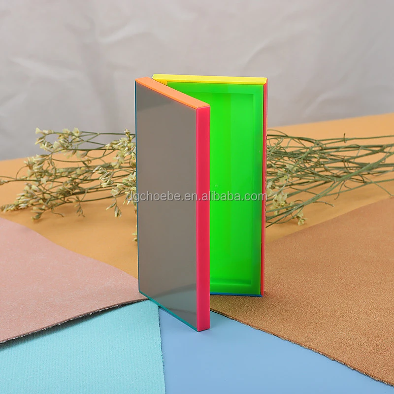 Custom your own empty biodegradable makeup pocket mirror mini empty patent plastic compact packaging cosmetic containers