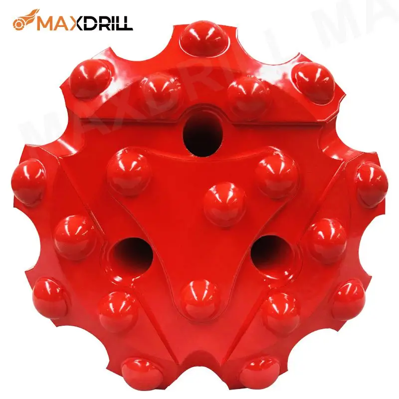 Maxdrill Factory Price Top Hammer GT60 115mm Flat Face Retrac Skirt 15 Tips Carbide Button bit for Quarry, Mining, Construction