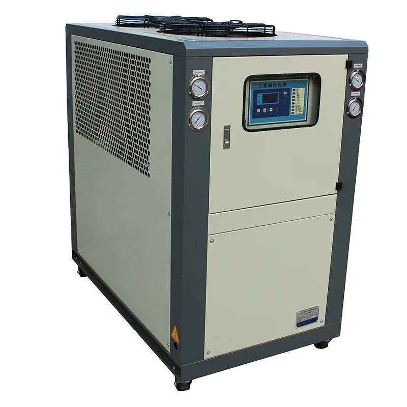10 HP box industrial cooling water cooler machine  chillers for gas treating plant what water chiller