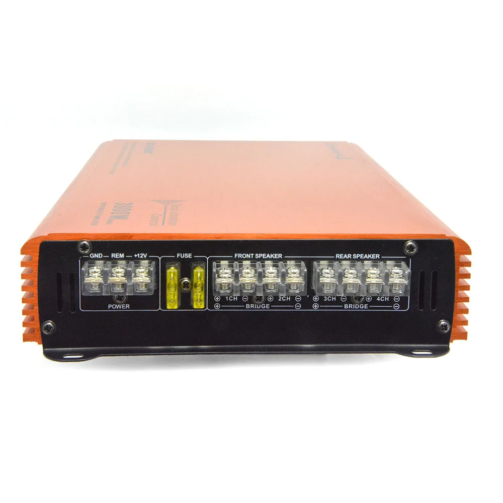 factory 4 channel sound digital  high power car  amplifier  professional class AB (GM-D9800F)
