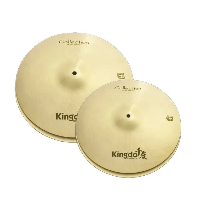 like zildijan cymbals b20 golden cymbals for drum set hot selling artist jazz 13' hihat  Ar-JA13H