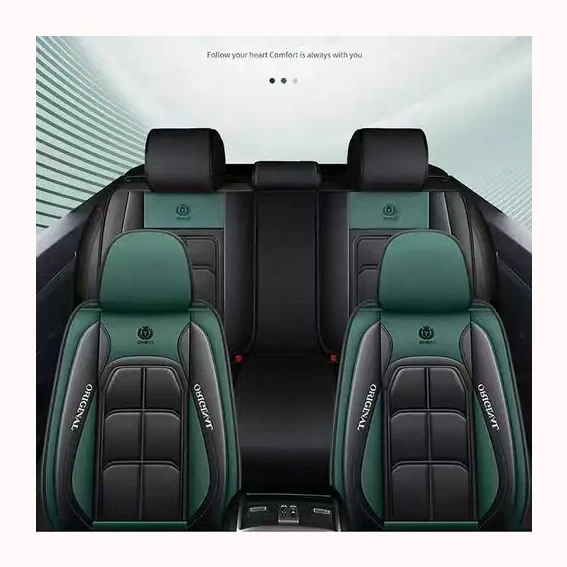 Car Accessories Interior Decoration Waterproof Custom Car Seat Covers Four Seasons Leather Seat Cover 9 Pcs For Cars