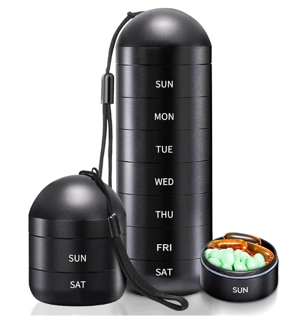 Hot-selling waterproof capsule sealed bottle aluminum alloy outdoor survival medicine box container capsule medicine box