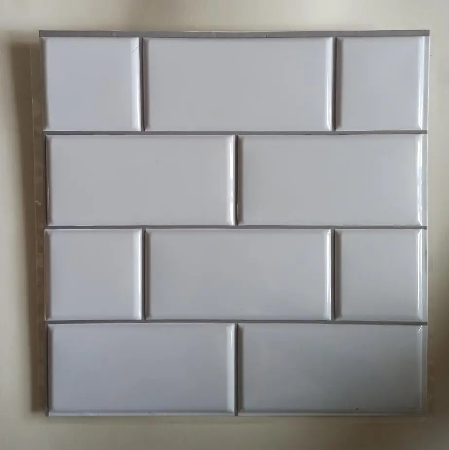 BSCI 3d wallpaper high quality wall tile sticker for kitchen and bathroom