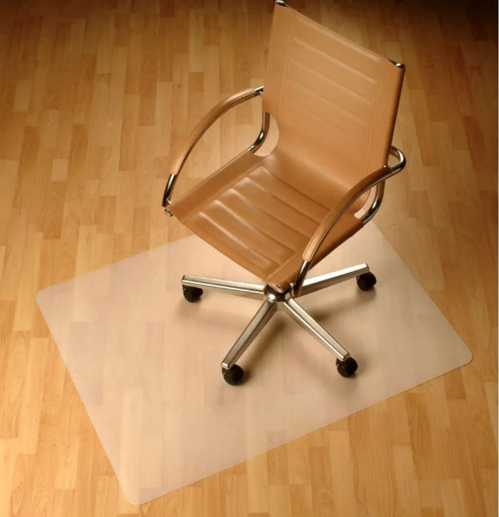 Hot sale plastic PP office chair mat for hardwood floor