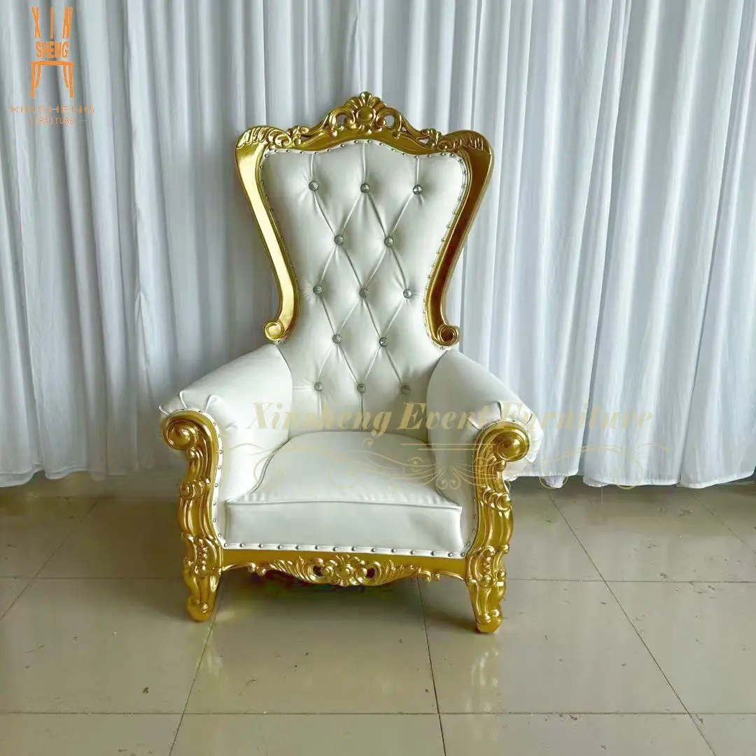 New product kids furniture King royal throne wooden sofa chairs for party  banquet hotel hall chairs event wedding