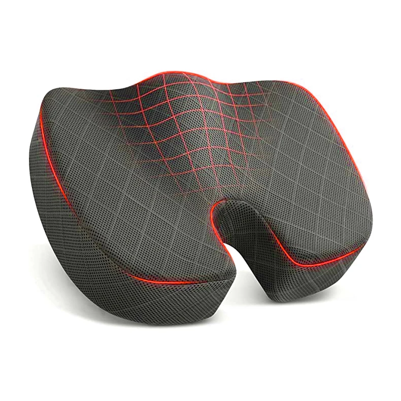 Factory Wholesale Office Memory Foam Seat Cushion Nylon Mesh Gel Seat Cushion Car Seat Cushion