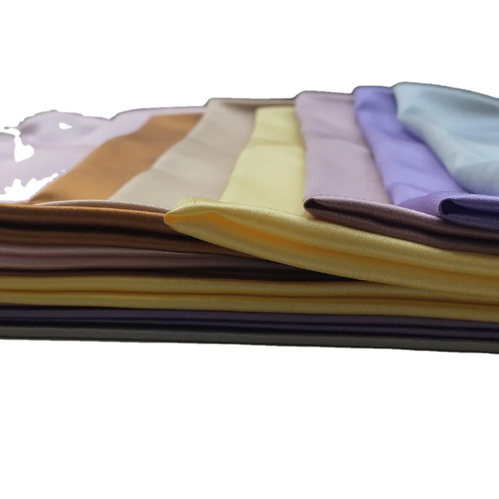 New fuji tex 2023 hot sales charmeuse silk satin wedding dress cheap silk