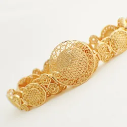 New fashion gold plated belt stock wholesale bridal wedding jewelry for women
