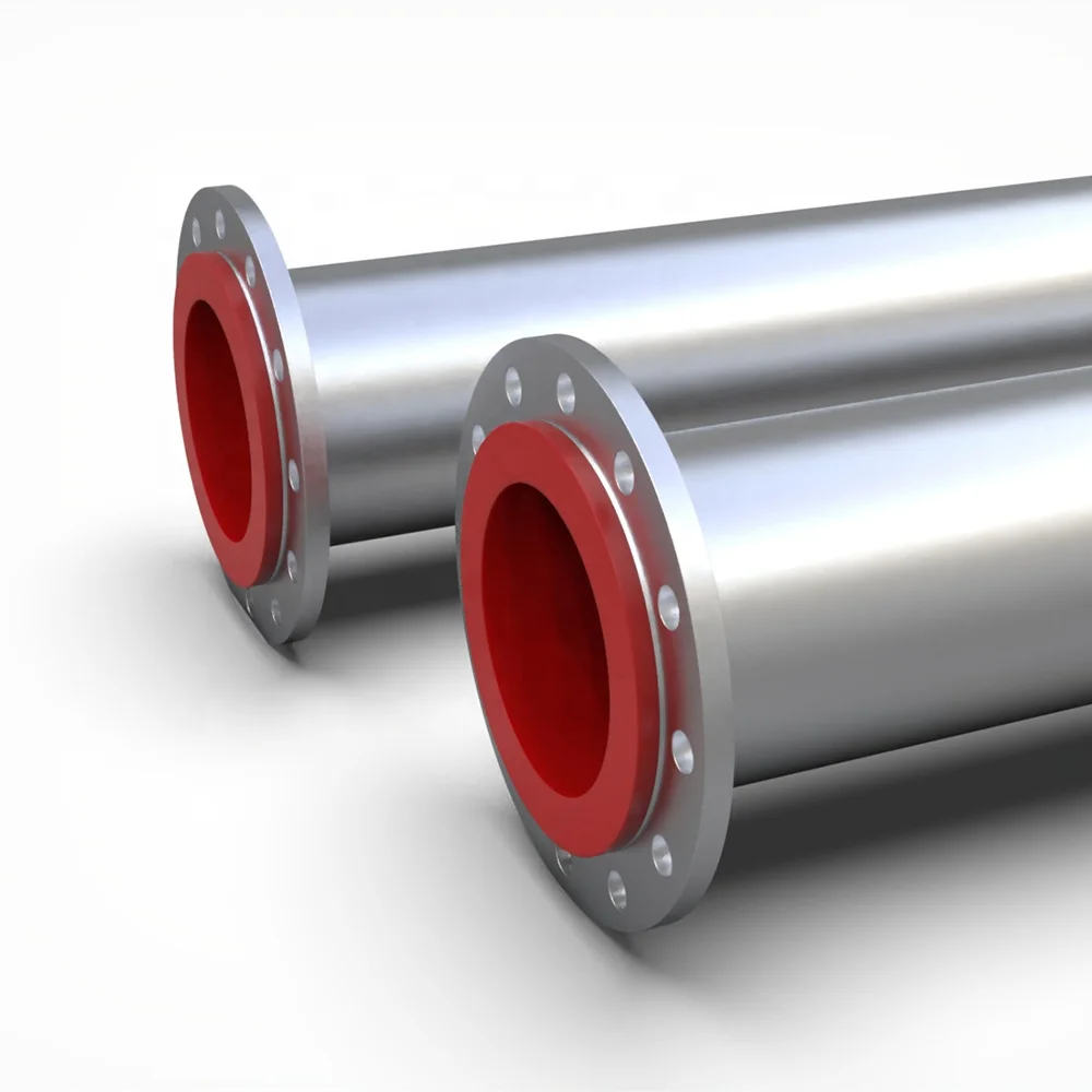 hot sale excellent quality PU lining composite pipelines corrosion resistant steel lined polyurethane coating pipe