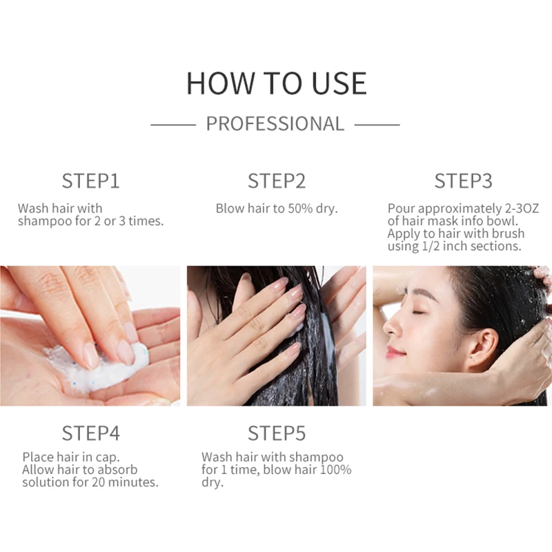 Smooth and Shiny Hair Custom Formula Professional Results Pro Fiber Protein Hair Mask Natural Keratin Hair Treatment Cream 500ml