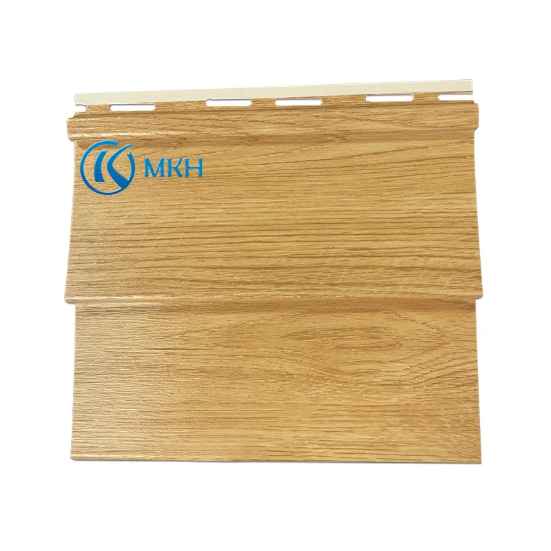 Factory Decorative Eco-friendly 8inch Waterproof 1mm 3.8M Wooden Laminated PVC Vinyl Siding Interior Cladding Wall Panels