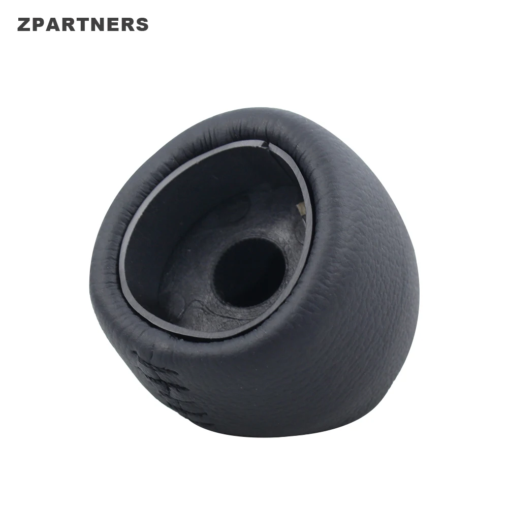 ZPARTNERS Custom Acrylic Genuine Leather With Manual Transmission Speed 5 6 Gear Stick Shift Lever Knob For SAAB