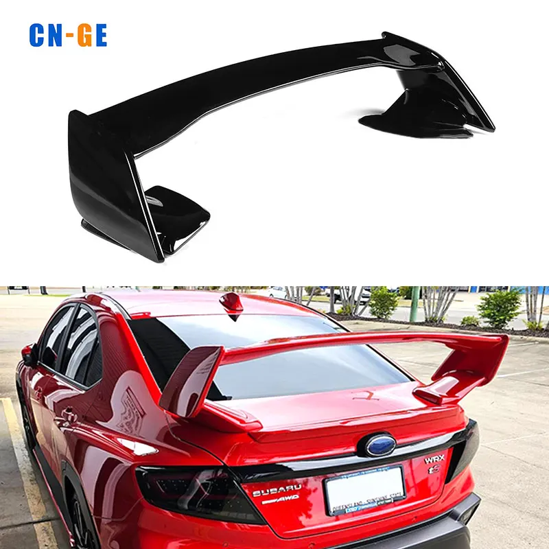CNGE Design High Quality Plastic ABS Rear Wing Spoiler for New Subaru WRX EyeSight 2024+ Rear Trunk Spoiler