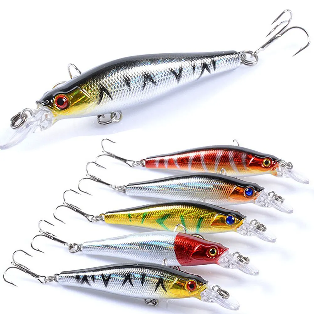 Long Cast  8.5cm 8.4g Pesca Fishing Lure Wobblers Minnow Hard BaitArtificiais Bionic Minnow Lure