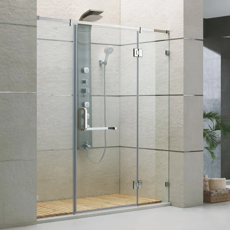Security Glass Shower Cabin 8-12mm Clear Tempered Glass For Frameless Bathroom Shower Room Sliding Door