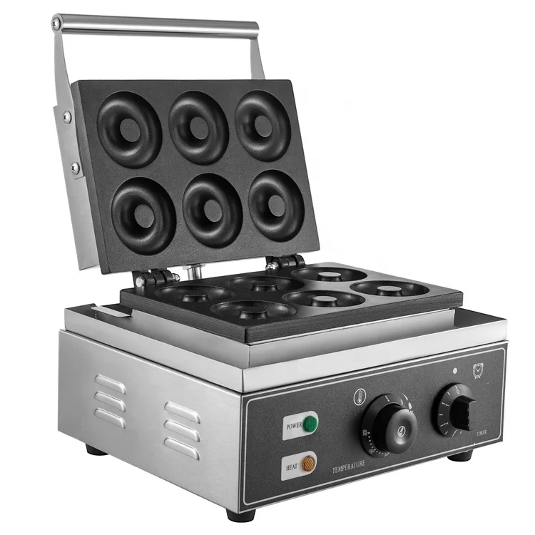 Hot sale fast food equipment commercial automatic electric waffle maker baked mini donut making machines