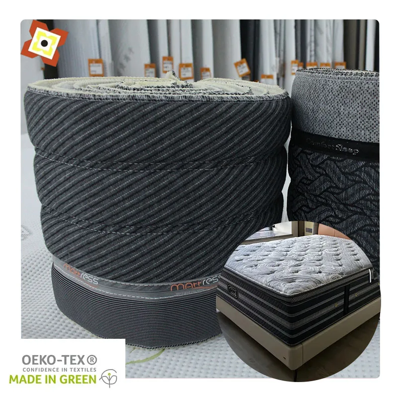 Mattress Border Fabric Knitted Mattress Bamboo Cover 3d Air Upholstery Fabric Hotel Quality Spring Mattresses Fabric