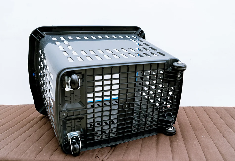 China Factory Sell Plastic Wheel Shopping trolley OEM Shopping Cart Basket Shopping Basket