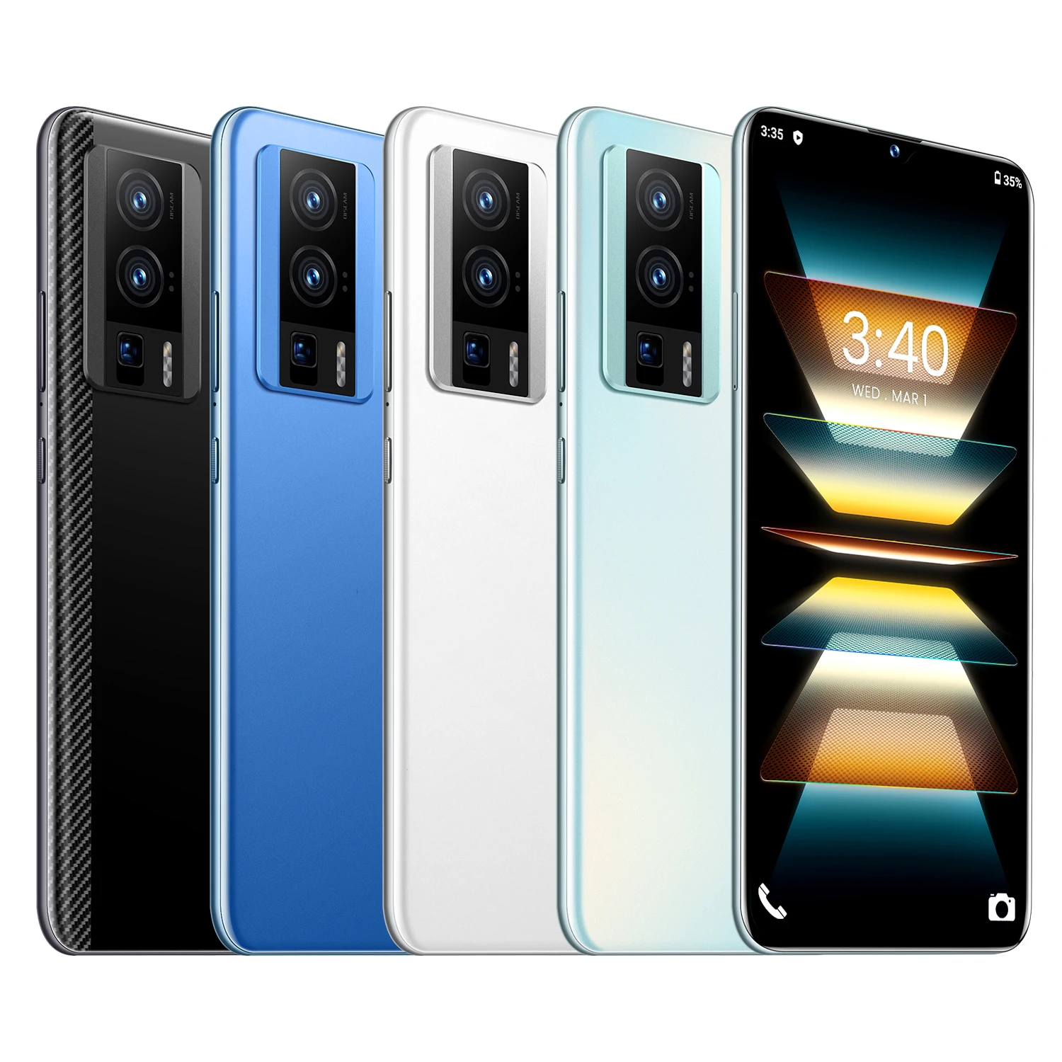 Goo-gle Available Global Version K60 Pro Android 13 Smart TouchScreen 4G5G Mobile Phones multi function